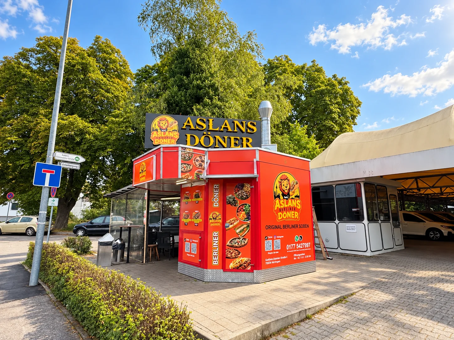 Außenansicht von Aslans Berliner Döner in Nürtingen