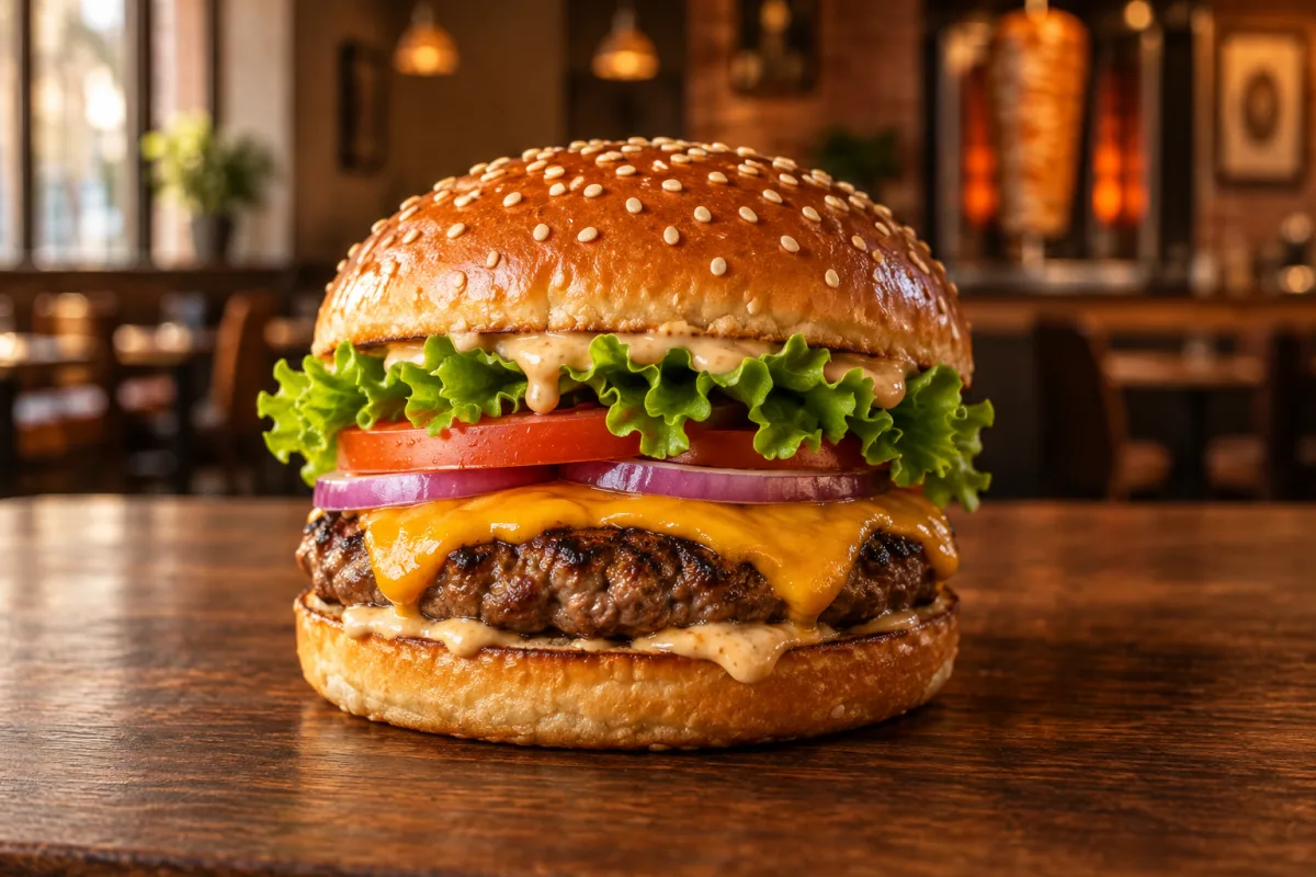Cheese Burger 180 g bei Aslans Berliner Döner in Nürtingen