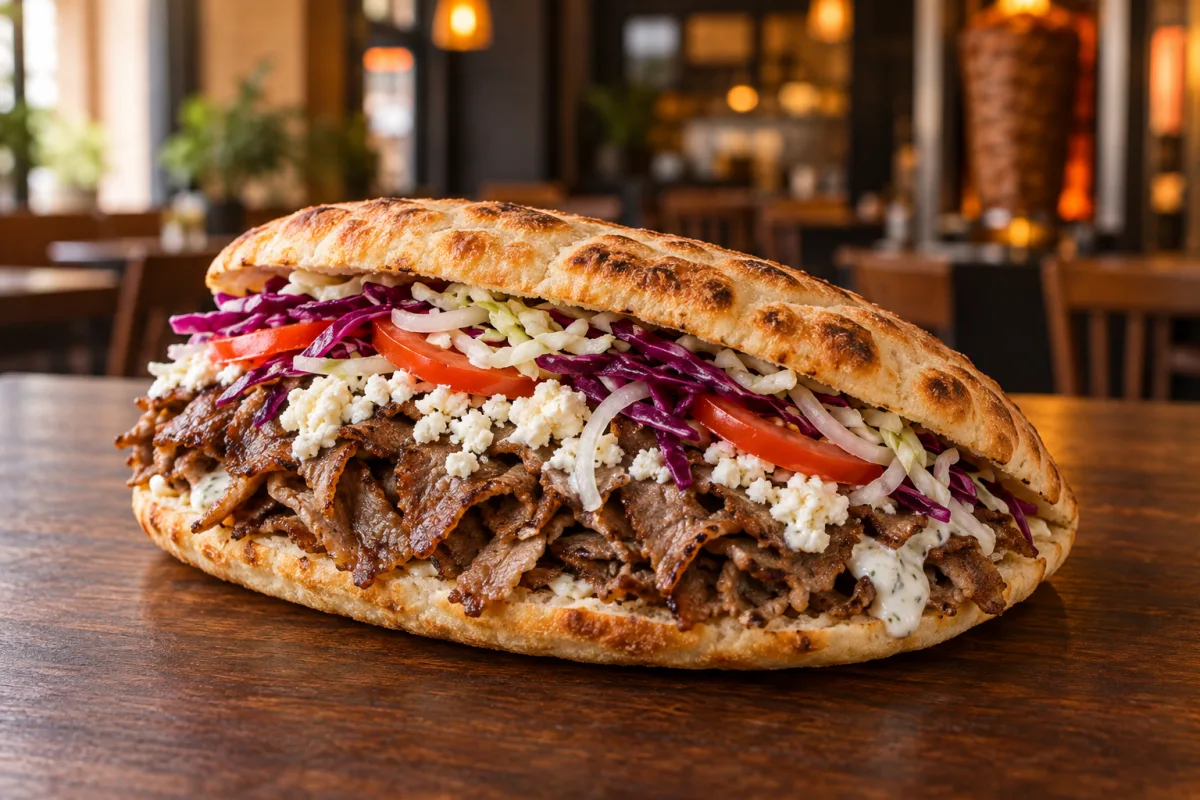 Drehspieß mit Käse – Rind & Kalb bei Aslans Berliner Döner in Nürtingen
