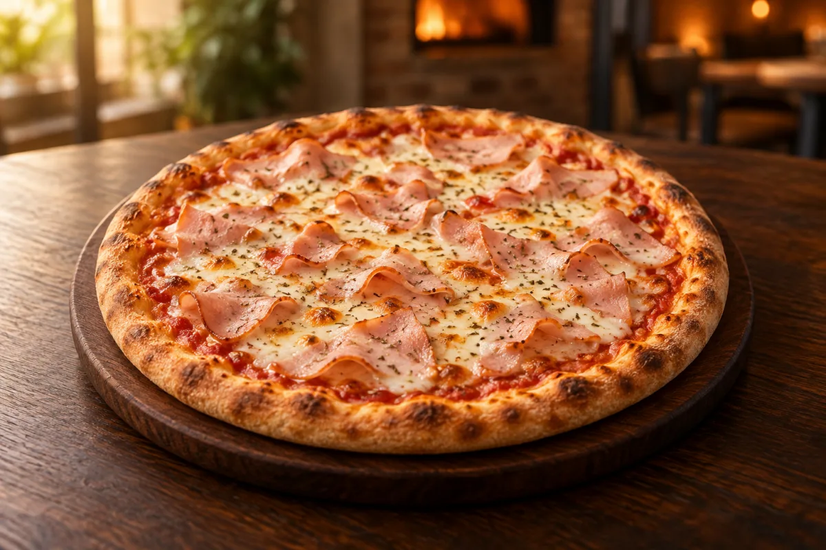 Pizza Putenschinken bei Aslans Berliner Döner in Nürtingen