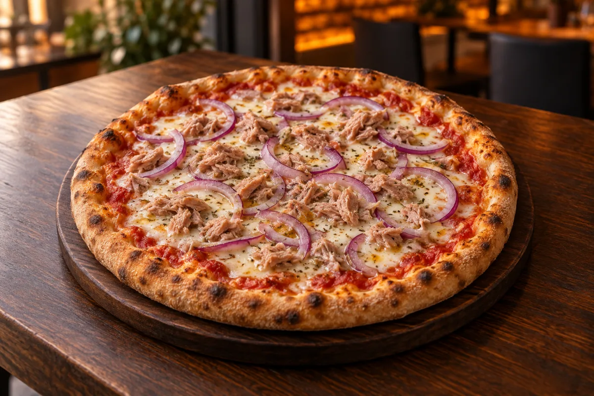 Pizza Tonno bei Aslans Berliner Döner in Nürtingen