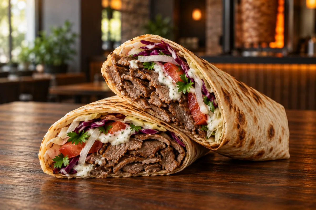 Yufka Drehspieß – Rind & Kalb bei Aslans Berliner Döner in Nürtingen